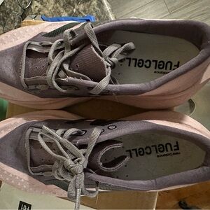 New Balance Women's Pink and Purple Sneakers